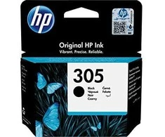 Hewlett Packard (HP) Originali HP 305 juoda rašalo kasetė