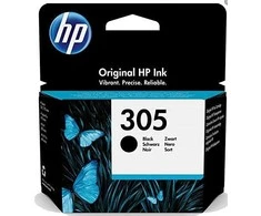 Hewlett Packard (HP) Originali HP 305 juoda rašalo kasetė