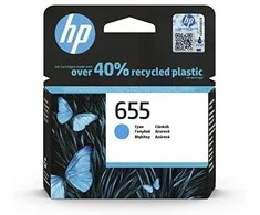 Hewlett Packard (HP) HP No.655 (CZ110AE), žydra kasetė