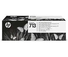 Hewlett Packard (HP) HP 713 (3ED58A) Printhead Replacement Kit, juoda, žydra, purpurinė, geltona