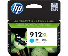 Hewlett Packard (HP) HP 912XL didelio našumo žalsvai mėlynas rašalas