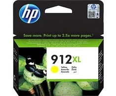 Hewlett Packard (HP) HP 912XL didelio našumo geltonas rašalas