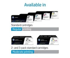 Hewlett Packard (HP) HP 128A, skirtas Color LaserJet CM1415 / CP1525 serijai Toneris Geltona (1 300 puslapių)
