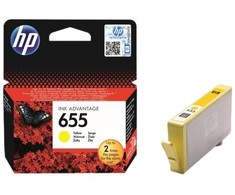 Hewlett Packard (HP) Rašalas HP 655 geltonasis (CZ112AE)