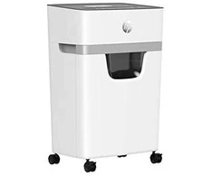 Popieriaus Smulkintuvas - HP Oneshred 10MC, Mikro Pjaustymas, P-5, 10 Kortelių, 20 L, Šviesiai Pilkas