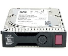 Hewlett Packard (HP) Hewlett Packard Enterprise 450GB hot-plug dual-port SAS hard disk drive - 15,000 RPM, 6Gb/sec transfer rate (LFF) (SC)
