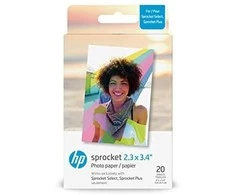 Hewlett Packard (HP) HP - Cinko popierius žvaigždutėms Select 50 vnt. pakuotėje 2,3x3,4"