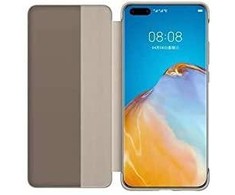 Dėklas Smart View Flip dangtelis, skirtas Huawei P40 (Khaki)