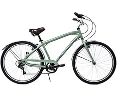 Huffy Sienna 27.5" Vintage dviratis, Shimano 7-speed index, Žalias