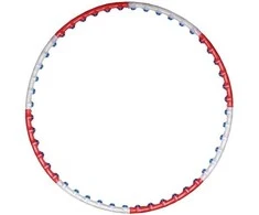 SMJ sportinis Hula-Hop su anijonu 1 kamuoliukais raudonas (H0095)