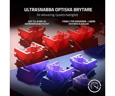Razer Huntsman V2 Optinė Klaviatūra žaidimams RGB LED pašvietimas, Nordic išdėstymas, Clicky Purple Switch