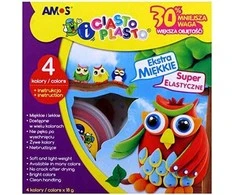 Modelinas Amos iClay, 18g x 4-spalvų
