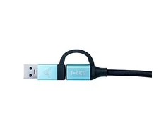 I-TEC USB-C į USB-C laidas su integruotu USB 3.0 adapteriu 100 cm