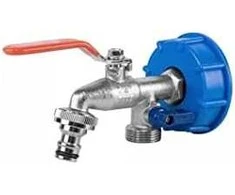 Bradas IBC rinkinys, S60x6 veržlė, čiaupas, IBCS60-KK0512
