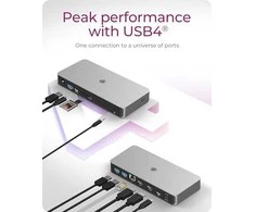 ICY BOX USB4 10w1 | 2x HDMI | 1x USB-C PD | 1x RJ45
