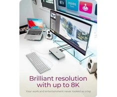 ICY BOX USB4 10w1 | 2x HDMI | 1x USB-C PD | 1x RJ45
