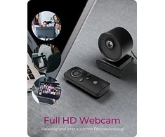 Internetinė kamera Icy Box Full-HD Webcam IB-CAM502-HD su pultu retail