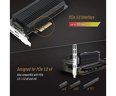 Icy Dock „IcyDock M.2 NVMe SSD“ į PCIe adapterio plokštė su šildymu