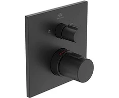 Standart Virštinkinė dalis vonios-dušo maišytuvui Ideal Standard, Ceratherm C100 Silk Juodas matinė juoda