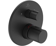 Virštinkinė dalis vonios-dušo maišytuvui Ideal Standard, Ceratherm T100 Silk Juodas matinė juoda