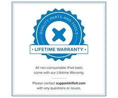 iFixit EU145307 - Įrankių rinkinys - Universalus - Atidarymo kirtiklis,Atsuktuvas,Spudger,Siurbtukas,Pincetas - Juodas,Mėlyna,Pilkas,Nerūdijantis plienas,Permatomas,Baltas - Plokščias,Apsauginis Torx,Veržliaraktis,Torx -3 pincetai