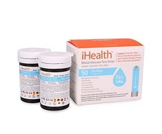 Kraujospūdžio matuoklis „iHealth Glucose EGS-2003“ gliukozės testai (50 vnt.)