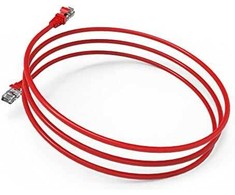 Wirewin INCA Patchkabel ICAT6-02TK RJ45 Cat6 UTP Rot 2,0m mažmeninė prekyba