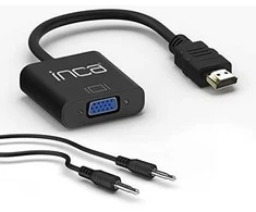 Adapteris AV Inca INCA Adapteris IHTV-7TS HDMI > VGA St. + USB Audio, 1080P, SW mažmeninė prekyba