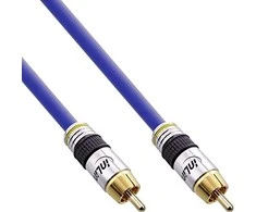 Inline Kabelis Intos RCA (Cinch) - RCA (Cinch) 3m mėlyna (89803P)