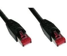 InLine 76405S pataisomasis kabelis RJ45 kištukas į RJ45 kištuką S/FTP Cat.6 juodas 5 m