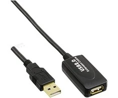 InLine USB 2.0 aktyvus plėtinys, kištukas A prie lizdo A - 5m