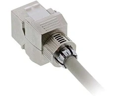 InLine ® RJ45 Keystone Jack Snap-In modulis Cat.8.1