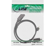 Kabelis InLine ® HDMI į DisplayPort Converter Kabelis, 4K, juoda / auksas, 0.5m