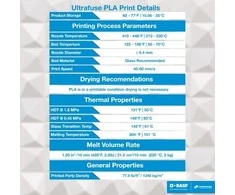 BASF Ultrafuse PLA - 0.75kg - 1.75mm - Baltas