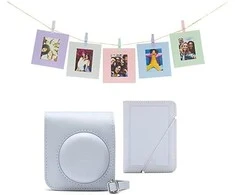 Nuotraukų rėmelis Fujifilm instax mini 12 priedų rinkinys (DĖKLAS, ALBUMAS, RĖMELIAI SU SEGTUKAIS); CLAY Baltas