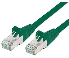 INTELLINET LSOH tinklo kabelis, Cat6, SFTP RJ45 vyriškas / RJ45 vyriškas, 1,0 m (3 pėdos), Žalias, 735322