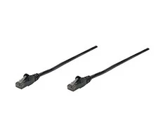 Intracom Intellinet Network Solutions Patchcord, Cat6, UTP, 15m, juoda, 5 vienetų (342100- 5P)