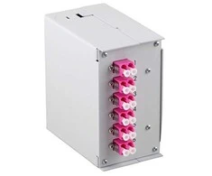 Efb Elektronik EFB 53705.3v2b Priekinis skydelis DIN bėgelio paskirstymo dėžutei 53705.1v3, 6x SC Simp/LC Dupl