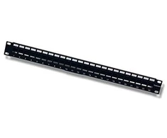 Serverio priedas  Intracom INTELLINET 720328 Intellinet Blank 24-port panel for Keystone Jack 1U 19 with cable organizer