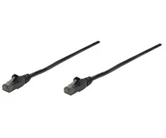 Intracom INTELLINET tinklo kabelis Cat6 UTP RJ45 vyriškas / RJ45 vyriškas 2,0 m 7 pėd. Juodas