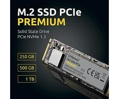 Intenso Premium 250 GB, SSD - PCIe 3.0 x4, NVMe 1.3, M.2 2280