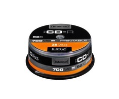 Intenso CD-R 700 MB 52x 25 vnt (1801124)