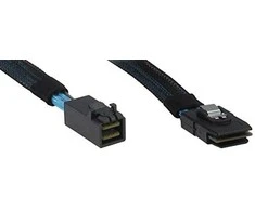 Inter-Tech BFP 8087 - BFP 8643, 0,75m, Juoda (88885005)
