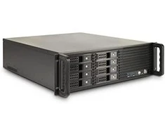 Inter-Tech IPC 3U-3508, Server-case - juodas, 3 Hheneinheiten