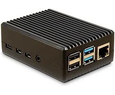 Inter-Tech ODS-716 for Raspberry Pi 4B, case - juodas, for Raspberry Pi 4 Modell B