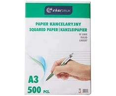 Interdruk Kanceliarijos popierius eilutėje A3 / 500 lapai