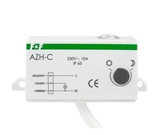 Prietemos jungiklis F&amp;F 10A/230V/IP65 baltas