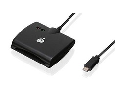 Klaviatūra Skaitytuvas IOGear USB-C CAC Card Reader