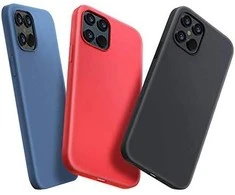 Devia Juodas silikoninis dėklas iPhone 12 Pro Max telefonui