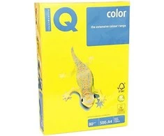 Iq Color Spalvotas biuro popierius IQ, A4, 80g, SY40, saulės geltonos spalvos, 500 lapų